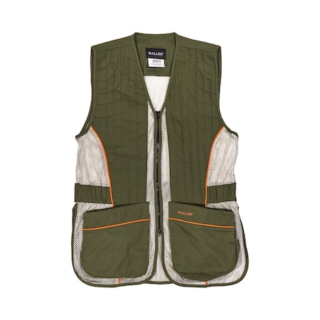Allen Co Ace Shooting Vest, Ambidextrous, Medium/Large, Olive/Tan 22611